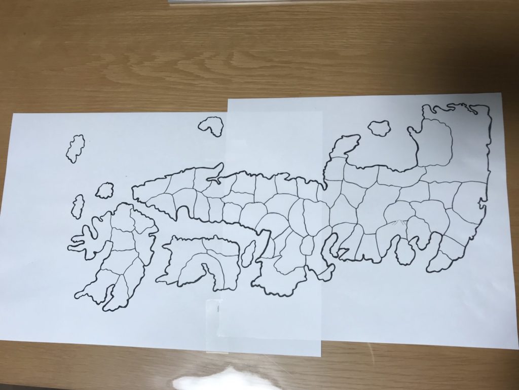 江戸古地図白地図